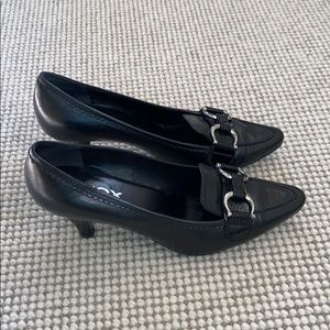 Black Geox Shoes, size 8 1/2, Heel height 2 1/2”